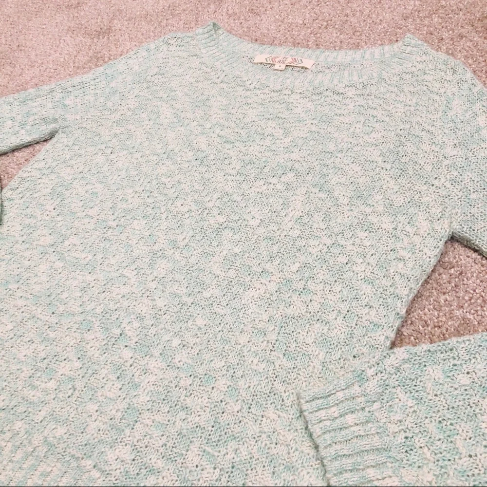 Pink Rose Crew Neck Sweater